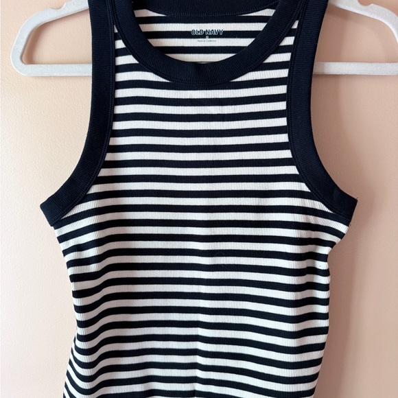 Old Navy Navy and White Striped Tank Top - Picture 1 of 2